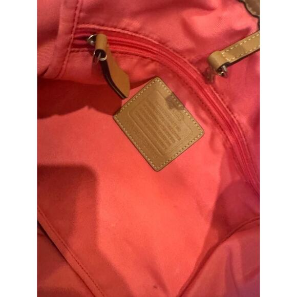 COACH F28915 HADLEY LEATHER LARGE DUFFLE (pu210 - Picture 8 of 8